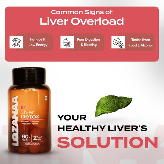 Liver Detox Tablets - Lozanaa