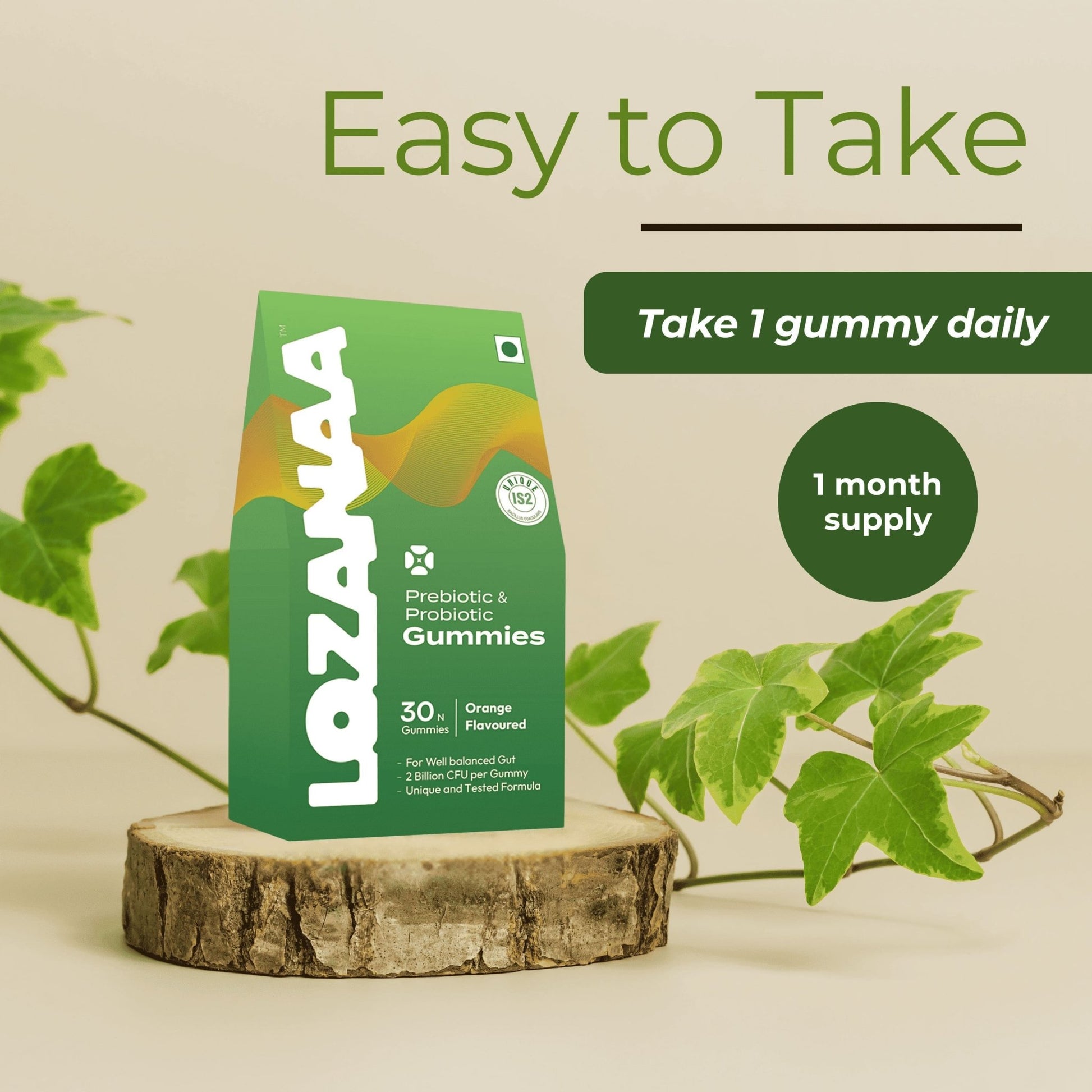 Lozanaa Gut - Reset Gummies | Bloat Less. Digest Better. Feel Lighter. - Lozanaa