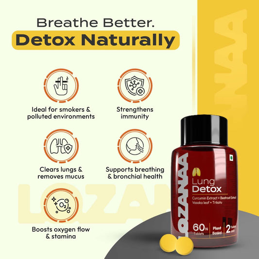 Lung Detox Tablets - Lozanaa