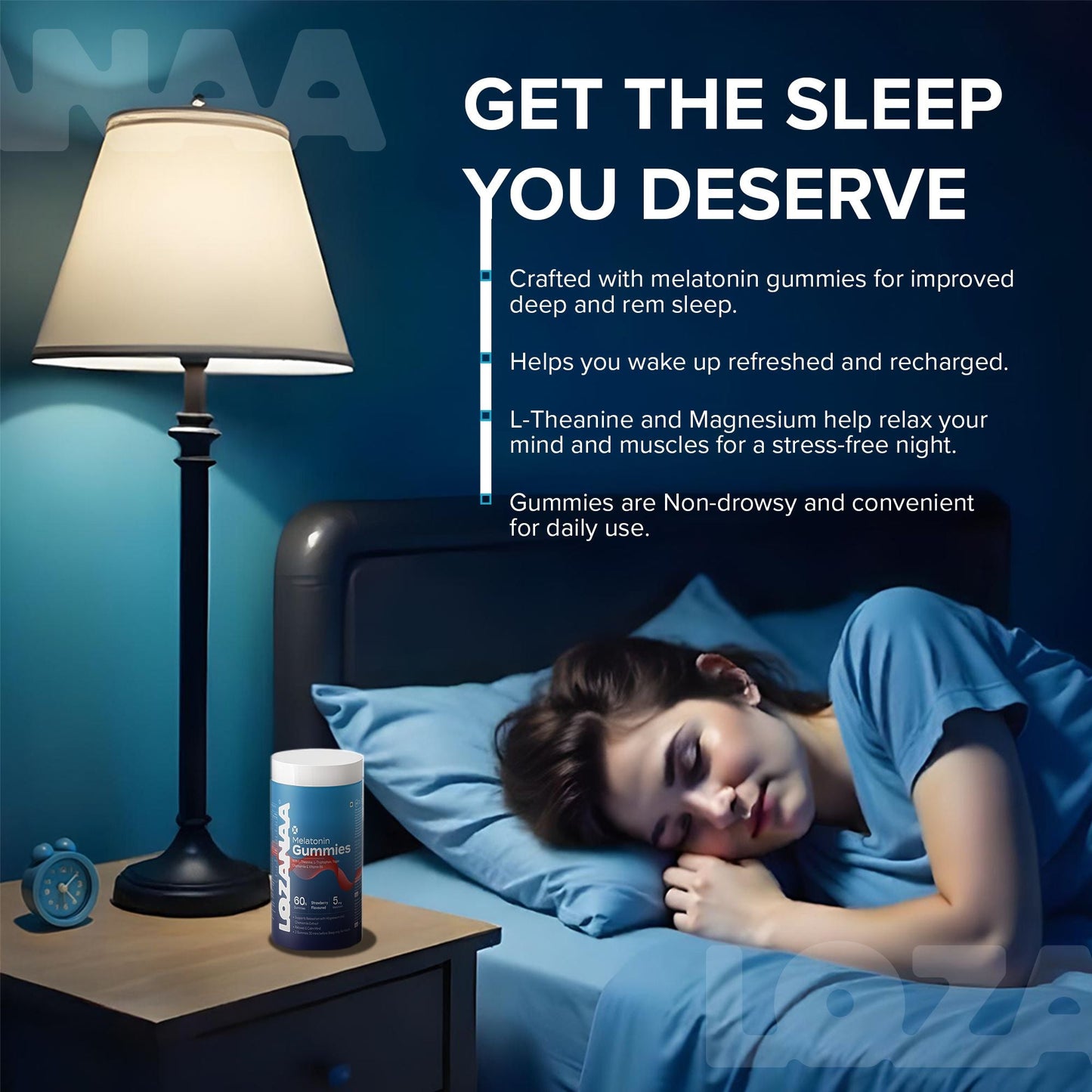 Melatonin Sleep Gummies | For Deeper, Better Rest - Lozanaa