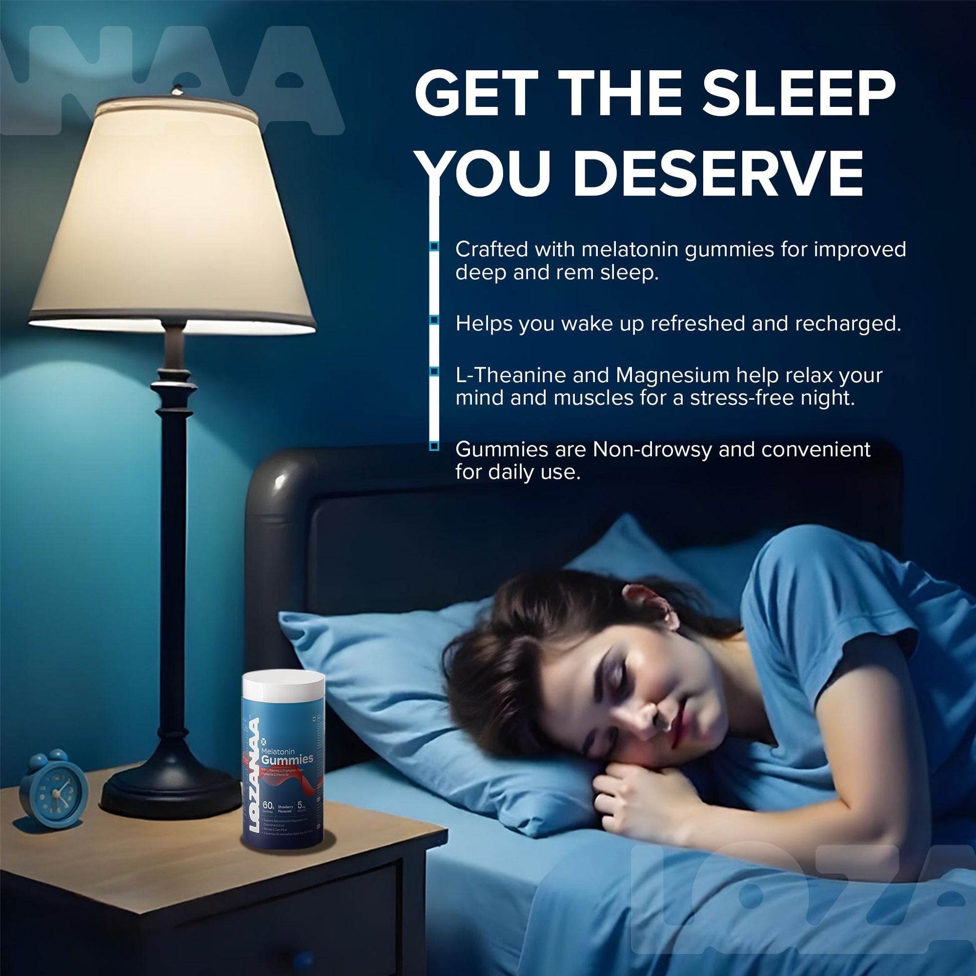 Melatonin Sleep Gummies | For Deeper, Better Rest - Lozanaa