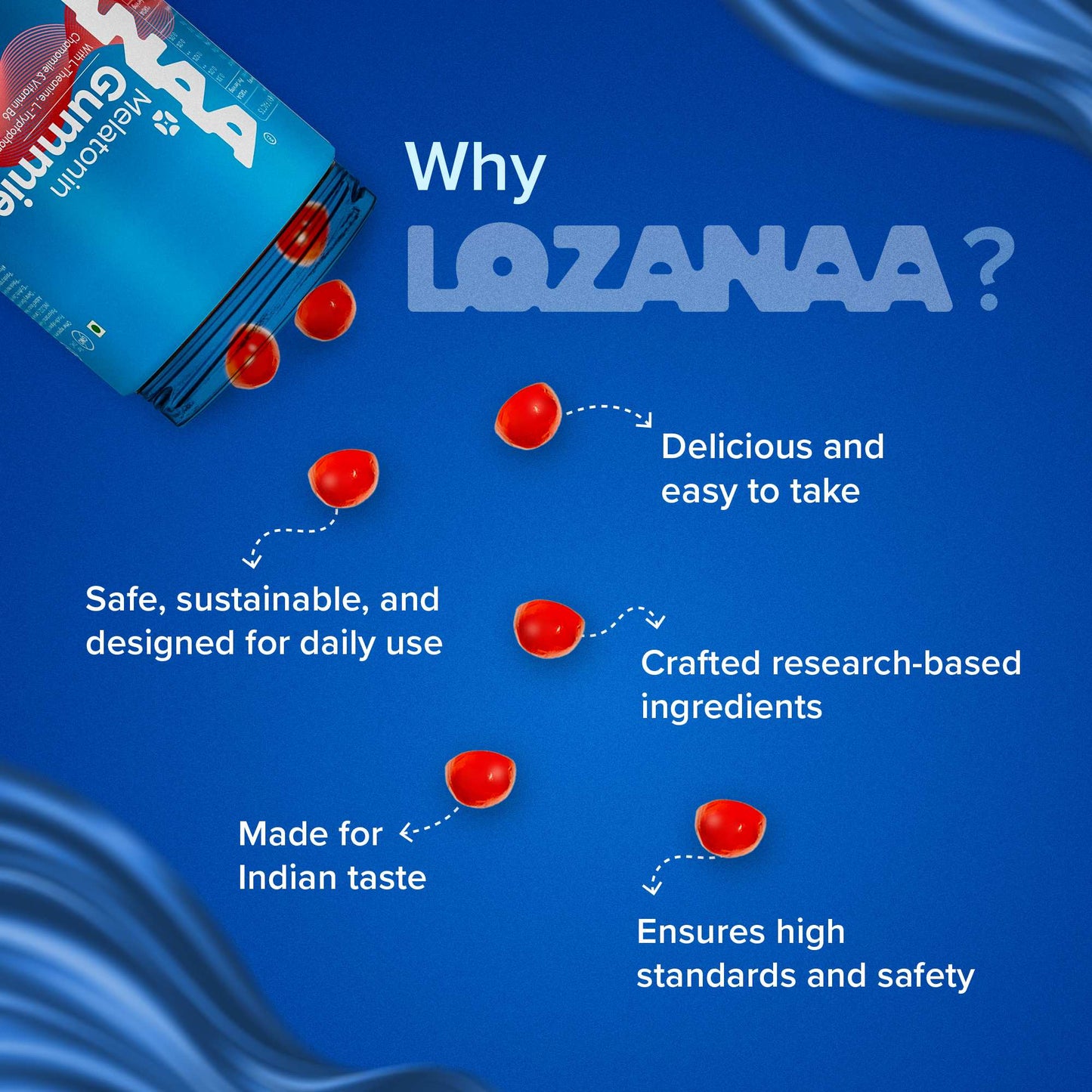 Melatonin Sleep Gummies | For Deeper, Better Rest - Lozanaa