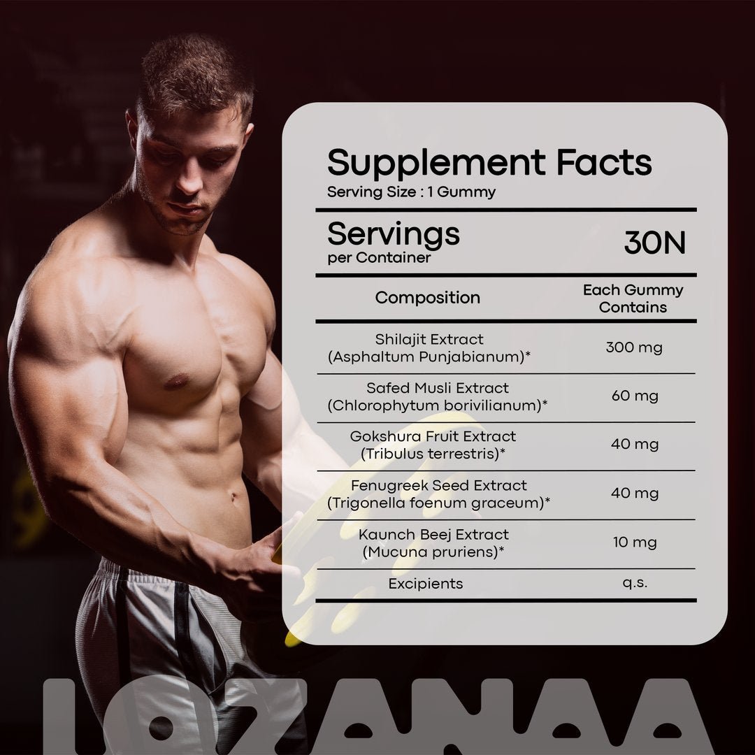 Shilajit Gummies | Performance Backed by Nature - Lozanaa