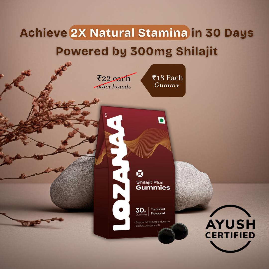 Shilajit Gummies | Performance Backed by Nature - Lozanaa