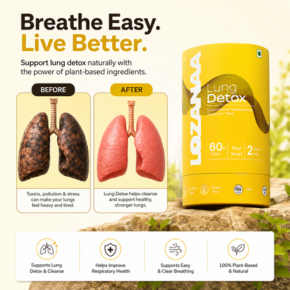 Lozanaa Lung Detox Tablet | Lung Cleanse Supplement