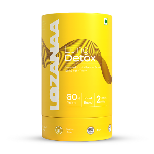 Lozanaa Lung Detox Tablet | Lung Cleanse Supplement