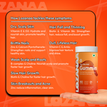 lozanaa hair skin and nails gummies tackles the following symptoms