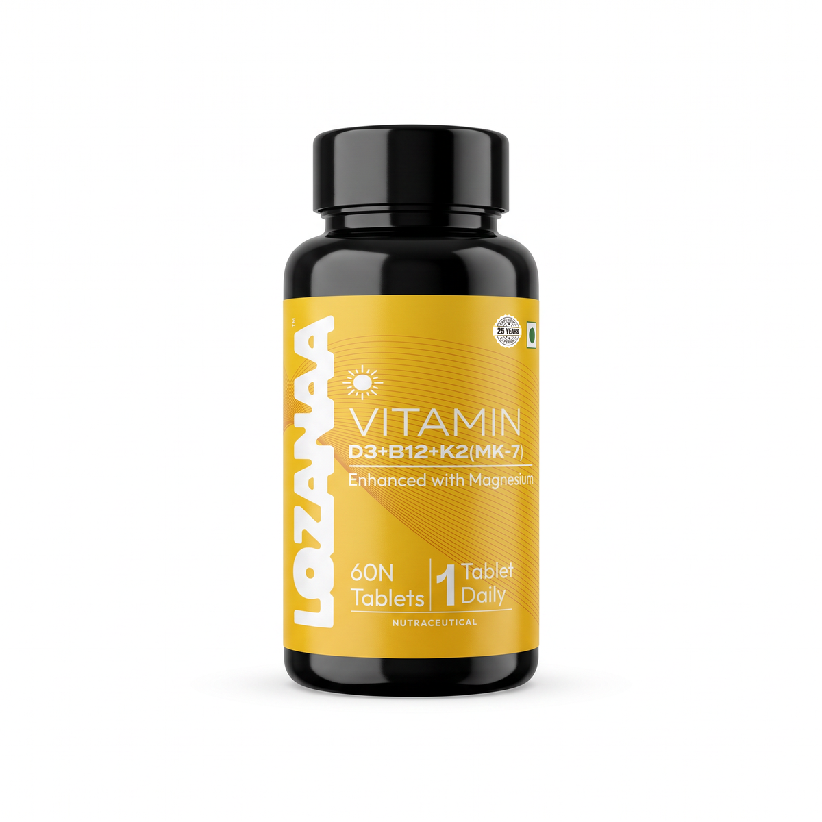Vitamin D3 K2 B12 Tablets for Bone & Muscle Support