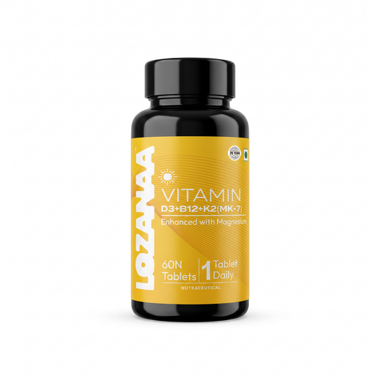 Vitamin D3 K2 B12 Tablets for Bone & Muscle Support