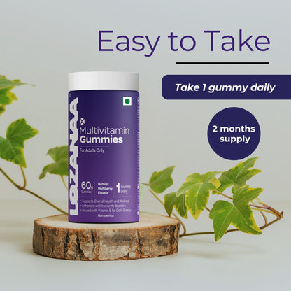 Daily Multivitamin Gummies | Immunity, Energy & More - Lozanaa