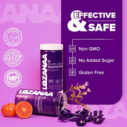 Daily Multivitamin Gummies | Immunity, Energy & More - Lozanaa