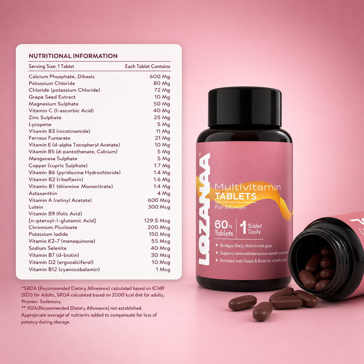 Multivitamin Tablets For Women