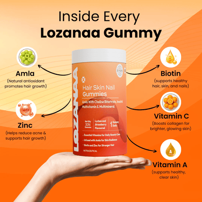Lozanaa Hair Skin Nail Gummies (30 pieces) - Lozanaa