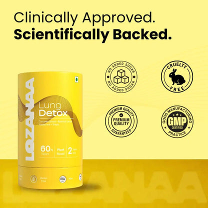 Lozanaa Lung Detox Tablet - Approved Scientifically 