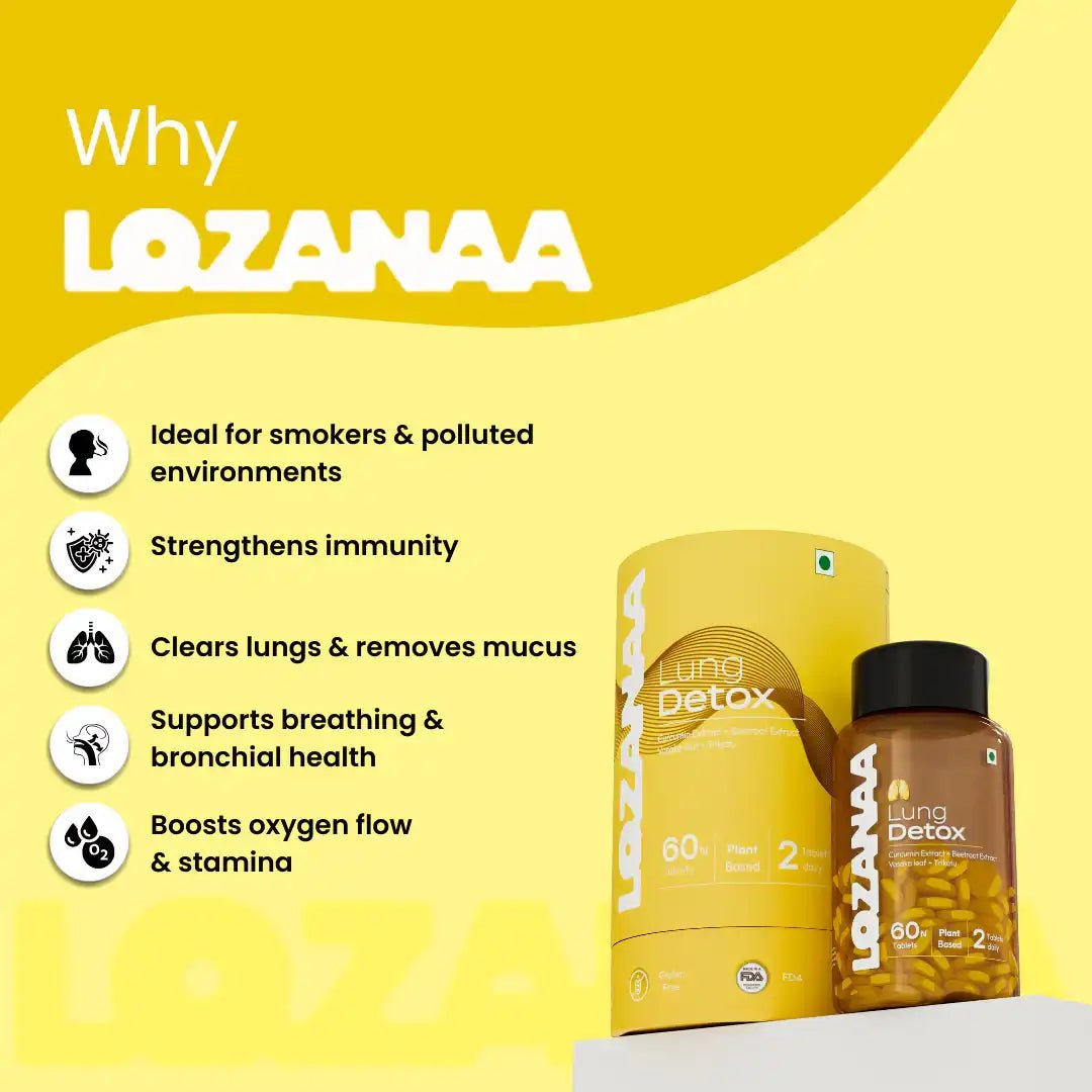 Why Choose Lozanaa Lungs Detox Tablet