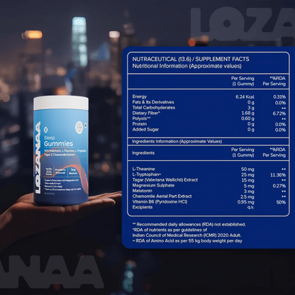 Lozanaa Melatonin Sleep Gummies - Lozanaa