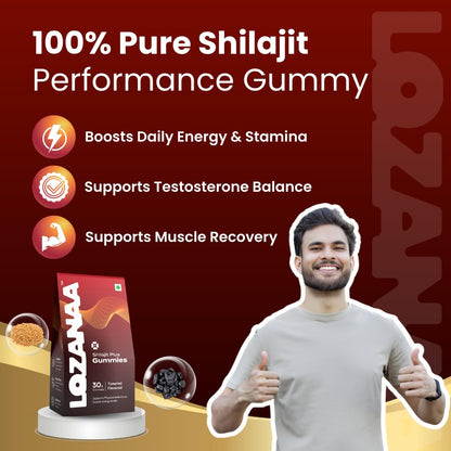 Lozanaa Shilajit Gummies - Lozanaa