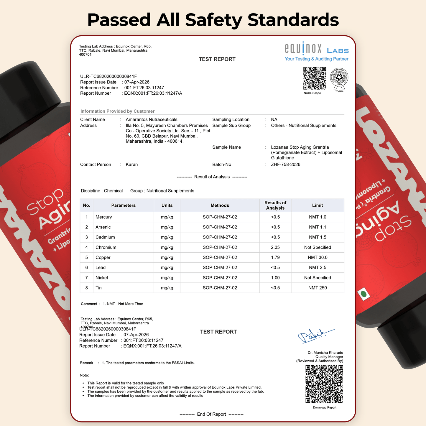 Lozanaa Stop Aging Capsule - Lozanaa