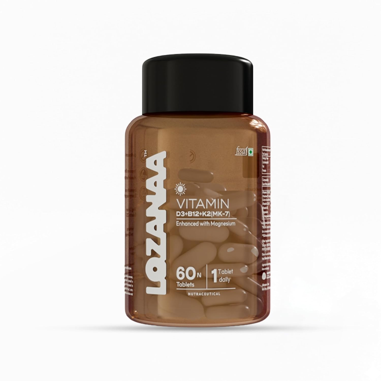 Lozanaa Vitamin D3 K2 B12 Tablets - Lozanaa