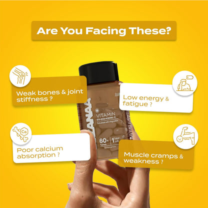 Lozanaa Vitamin D3 K2 B12 Tablets - Lozanaa