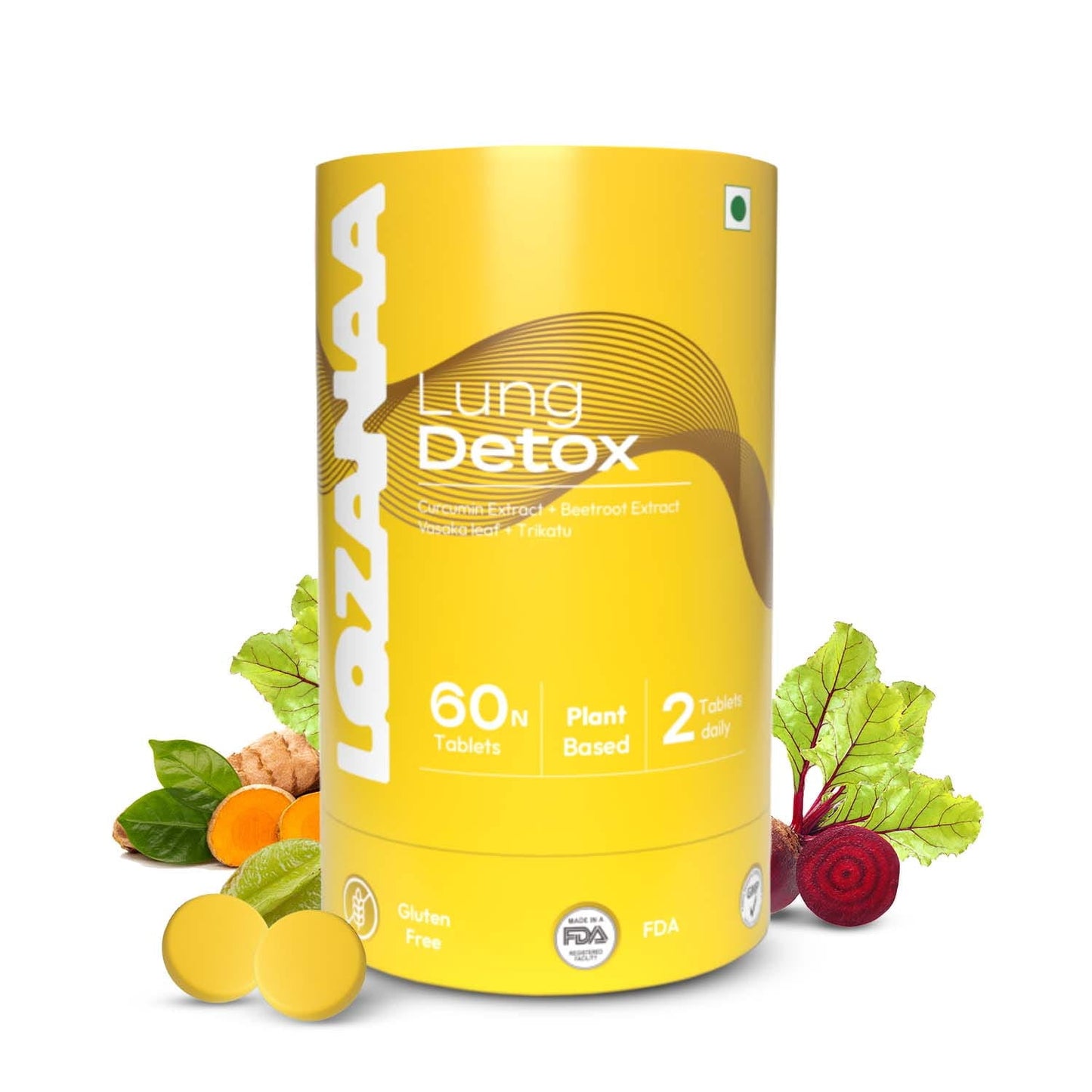Lung Detox Tablets - Lozanaa