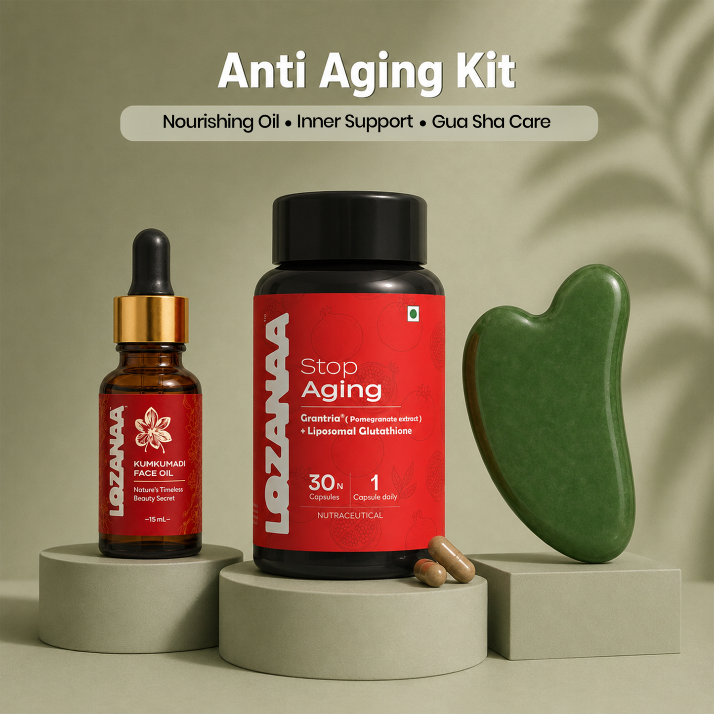 The Lozanaa Anti-Aging Ritual (Inside + Outside Care)