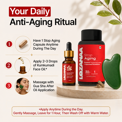 The Lozanaa Anti-Aging Ritual (Inside + Outside Care)