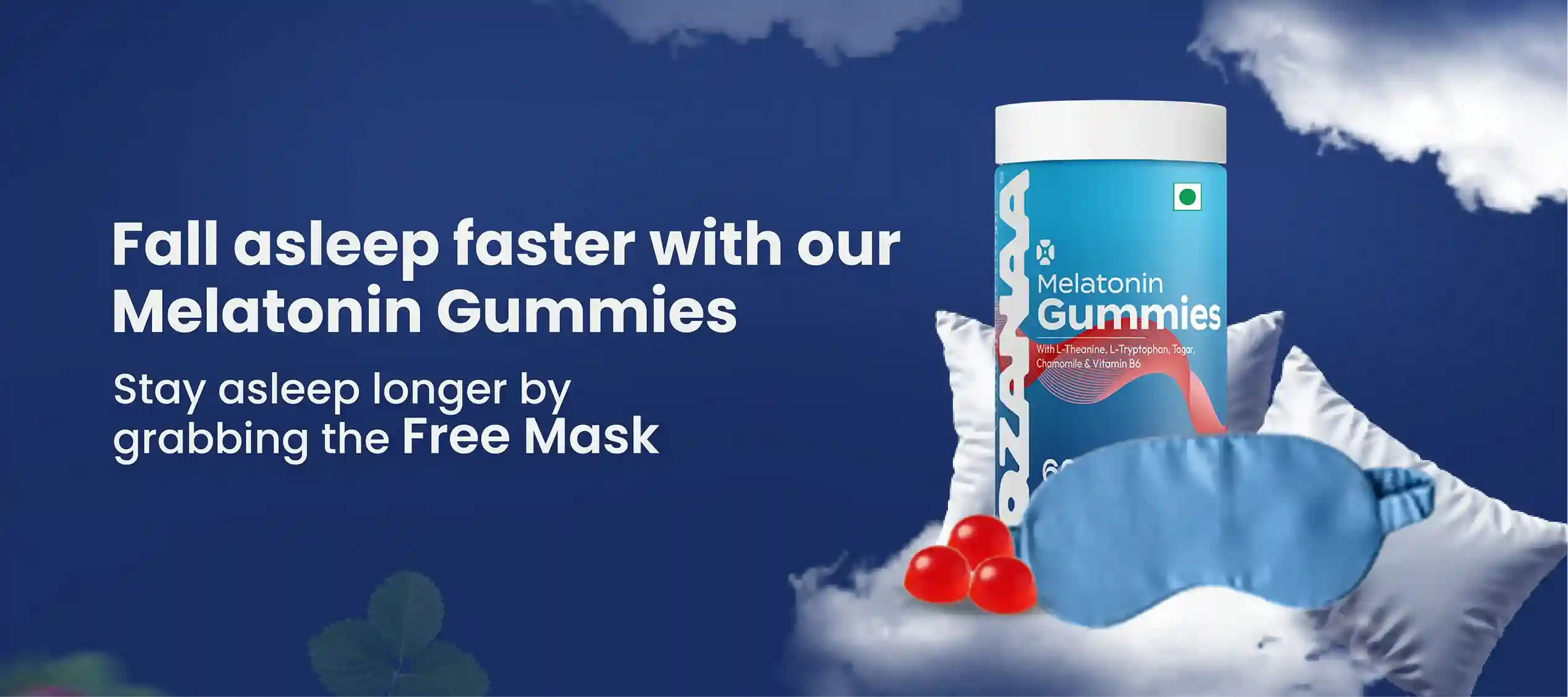 Buy Melatonin gummies online to promote faster sleep